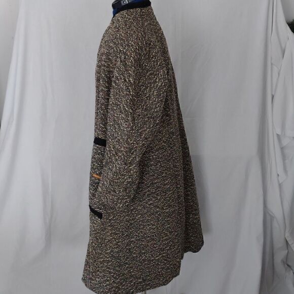 Vintage Reversible Woman's Wrap Around Wool Jacket - Picture 4 of 10